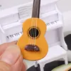 1/12 Dollhouse Accessories Miniatures Violin Guitar Musical Instruments Model Toys Dolls Furniture for Barbie Ob11 Dolls House 3