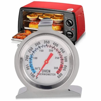 

Food Meat Temperature Stand Up Dial Oven Thermometer Stainless Steel Gauge Gage Large Diameter Dial Kitchen Baking Supplies