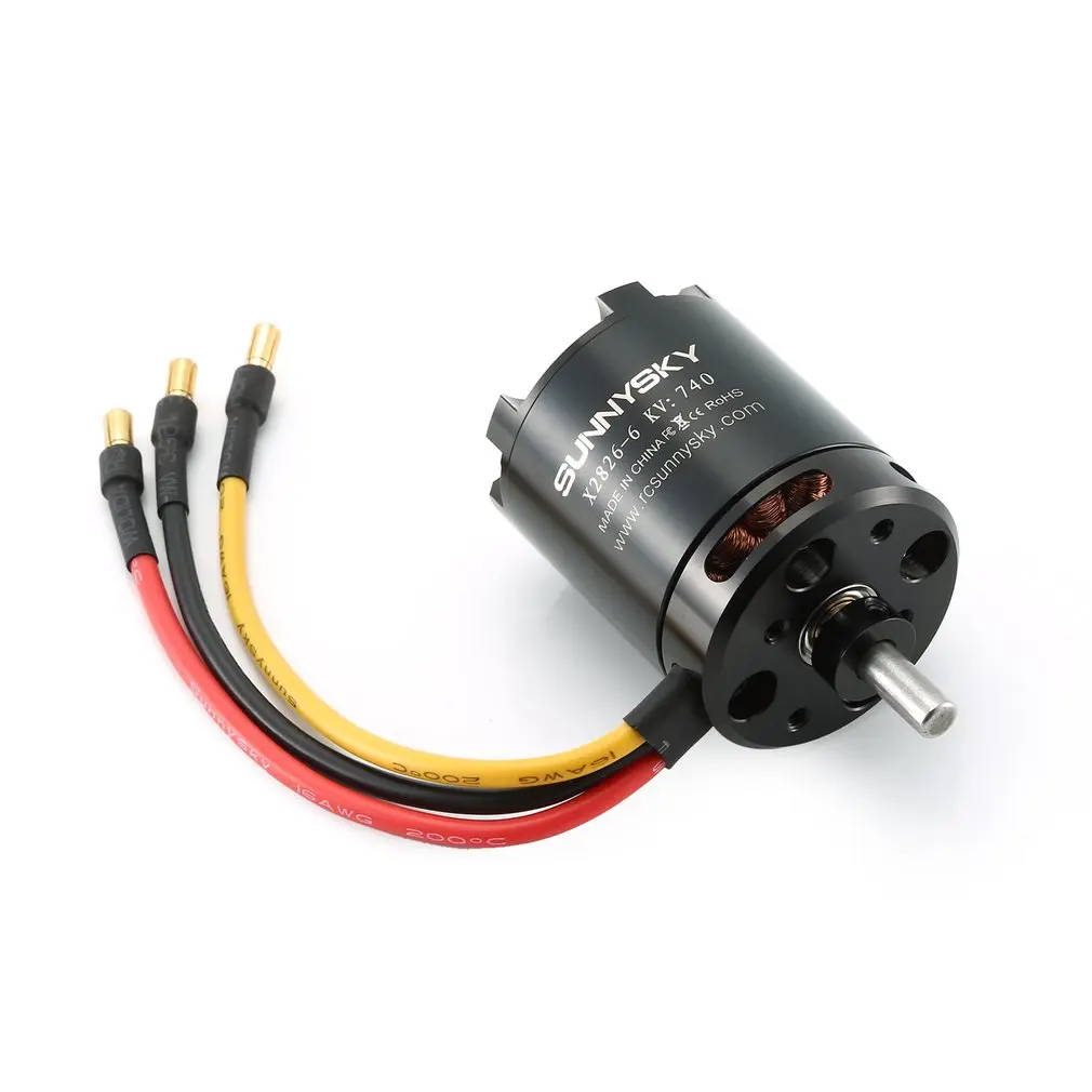 SUNNYSKY X2826 740KV 1080KV бесщеточный двигатель с фиксированным крылом для многоосевой воздушной радиоуправляемой модели бесщеточного двигателя самолета