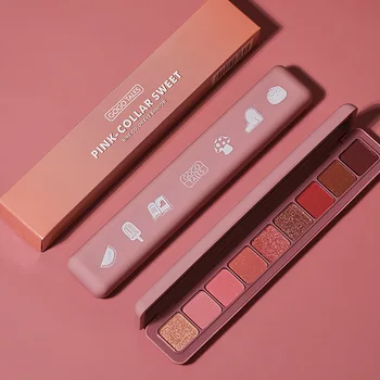 

9 Colors Eyeshadow Palette Makeup Smoky Eye Shadow Polarized Light Matte Waterproof Kits Pigment Cosmetics