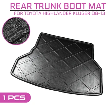 

Car Floor Mat Carpet For Toyota Highlander Kluger 2008 2009 2010 2011 2012 2013 Rear Trunk Anti-mud Cover