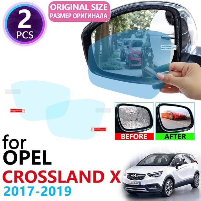 Für Opel Crossland X 2017 2018 2019 Volle Abdeckung Rückspiegel Regendicht  Film Anti-Nebel Auto Spiegel Aufkleber Auto zubehör - AliExpress