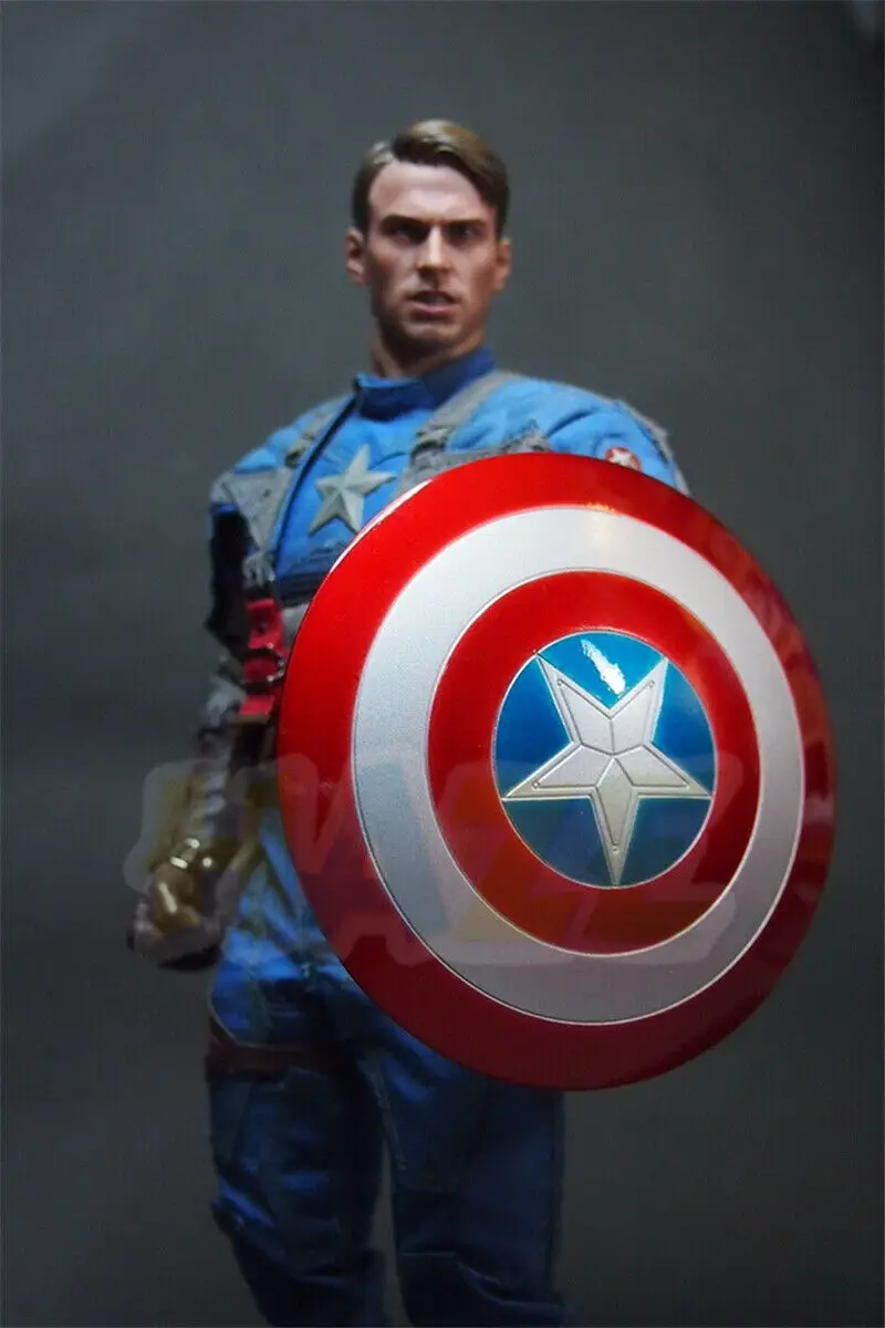 

1/6 Captain America Shield 2.0 Metal Buckle Hand Model Action Figure Collection Marvel Captain America Shield Gifts
