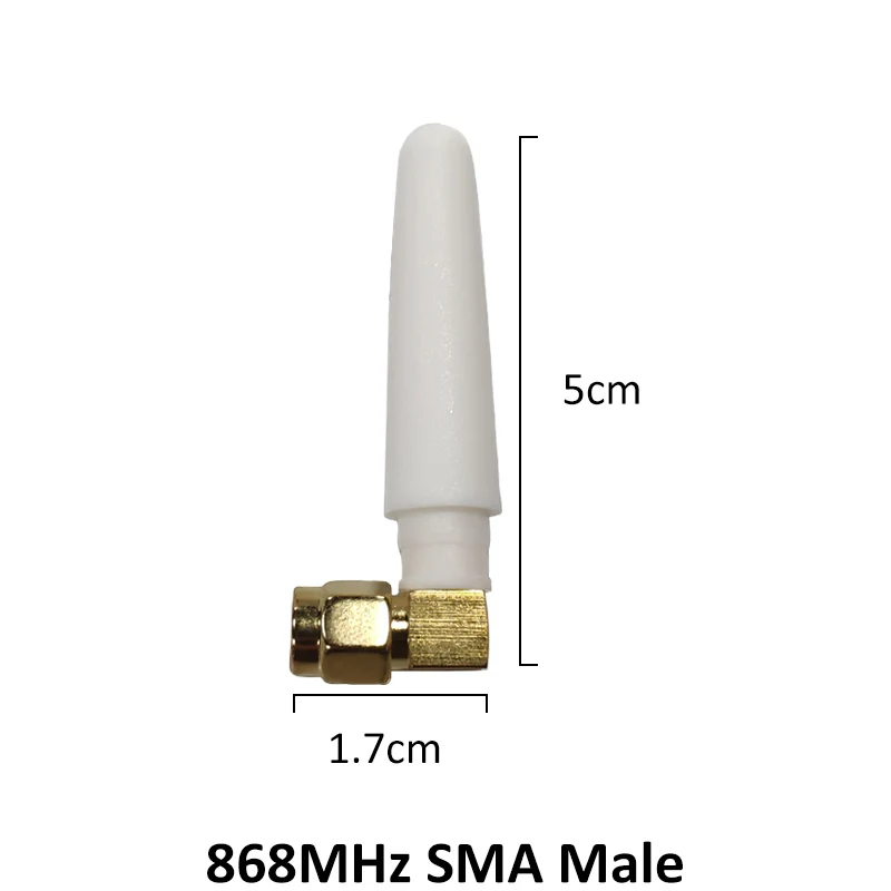 20 шт. антенна 868 МГц 915 2 дБи SMA разъем GSM + 21 см RP SMA/u.FL кабель косичка|Антенны для