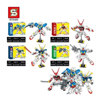 

The Mechalys Movie series 1166PCS Machine armor building block educational Assemble children toys gift