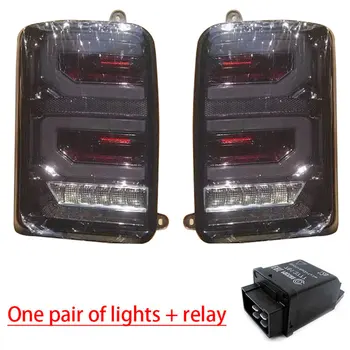 

Smoke/Red For lada niva 4x4 Car Styling Taillights LED Tail Light LED Rear Lamp relay DRL+Brake+Reversing+Signal Light Lamps