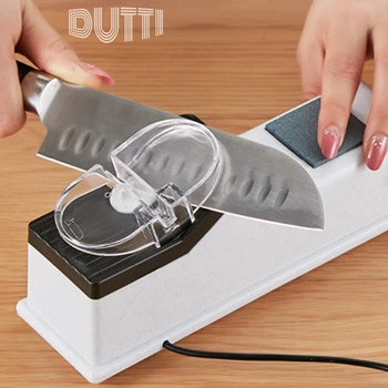 

USB Electric Knife Sharpener Tungsten Diamond Ceramic Longer Service Life Scissors Sharpener Grinder
