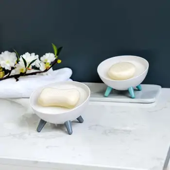 

Hot Creative Hemispherical Soap Holder Dish Storage Case Soap Box Container with Sponge Soaps Tray Support Plate Organizer