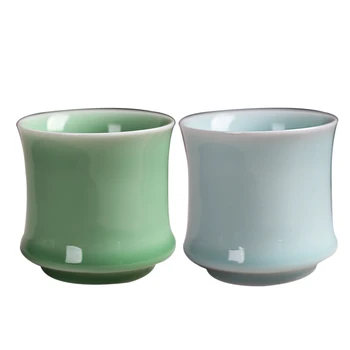 

150ml Tea Cup China Longquan Celadon Cups Ceramic Teacup Vintage Teacups Teaware Master Coffee Mug Drinkware Office Water Mugs