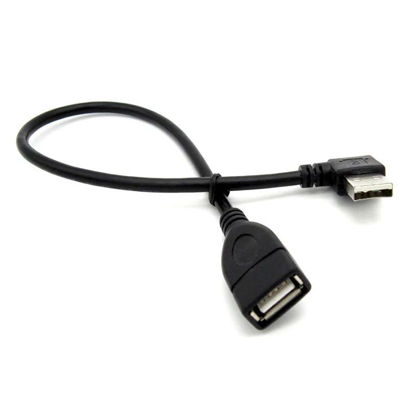 USB 2 0 usb кабель передачи данных под углом 90 градусов Соединительный адаптер для ПК