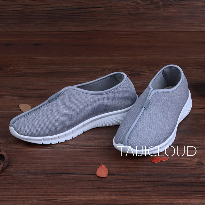 Father shoes linen cloth face meditation Chinese style casual lay shoes old Beijing retro canvas shoes