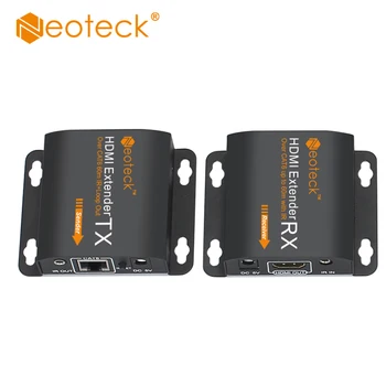 

Neoteck Расширитель HDMI с 2 портами Разветвитель HDMI Расширение 60 м Преобразователь HDMI в RJ45 через кабель CAT6 CAT7