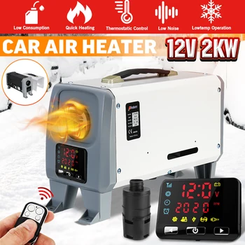 

All In One Car Heater 12V 2000W Mini Portable Wireless Remote Control Car Air Heater Diesel Air Heater Parking heater Thermostat