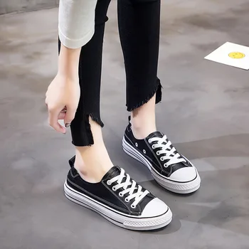 

2020 Fashion All-match Genuine-Leather White Women Shoes Casual Shoes Sports Shoes Campus Student's Shoes Sneakers In Stock