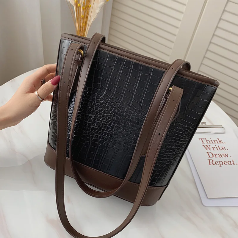 

Vintage Stone Pattern Small PU Leather Shoulder Bags for Women 2020 Branded Shoulder Handbags Female Travel Lady Trend Hand Bag