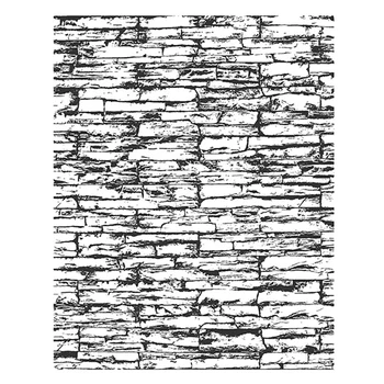 

2020 New DIY Rectangle Brick Wall Embossing Background Transparent Stamps For and Scrapbooking Card Making No Metal Cutting Dies