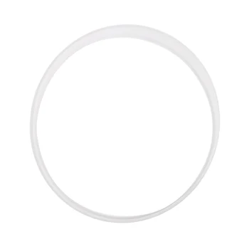 

White Plastic Golf Putting Green Hole Cup Ring Accessory 11cm Dia. 2cm Height