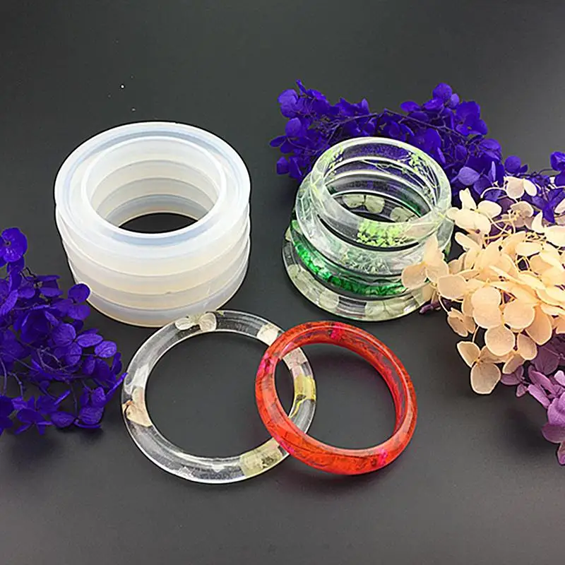 Handmade Bangle Mould Silicone Equipment Resin Craft Mold Bracelet