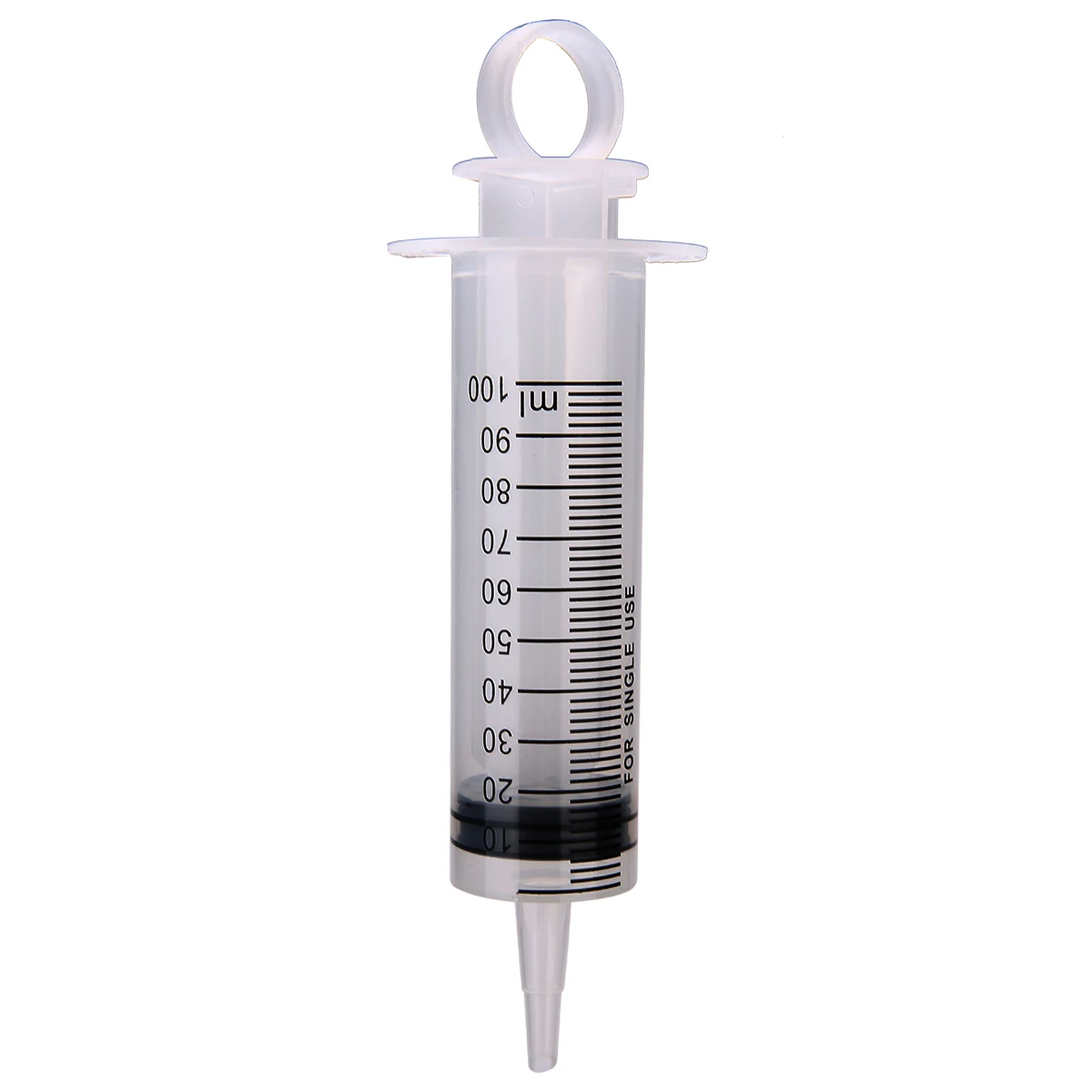 New 1 Set 100ml Syringe Plastic Syringe Disposable Syringe For Refilling Measuring& 1m Silicone Tube