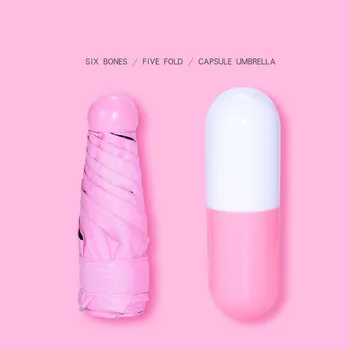 

Mini Umbrella Portable Umbrella Prevent UV Umbrella Small Suitable for Sunny Day Rain Day Pocket Folding Pencil Umbrella