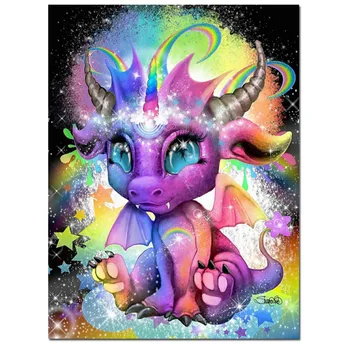 

Full Diamond Painting Cross Stitch Cartoon Cow 5D Diy Square Round Stone Bead Drill 3d Embroidery Rhinestone Mosaic Gift