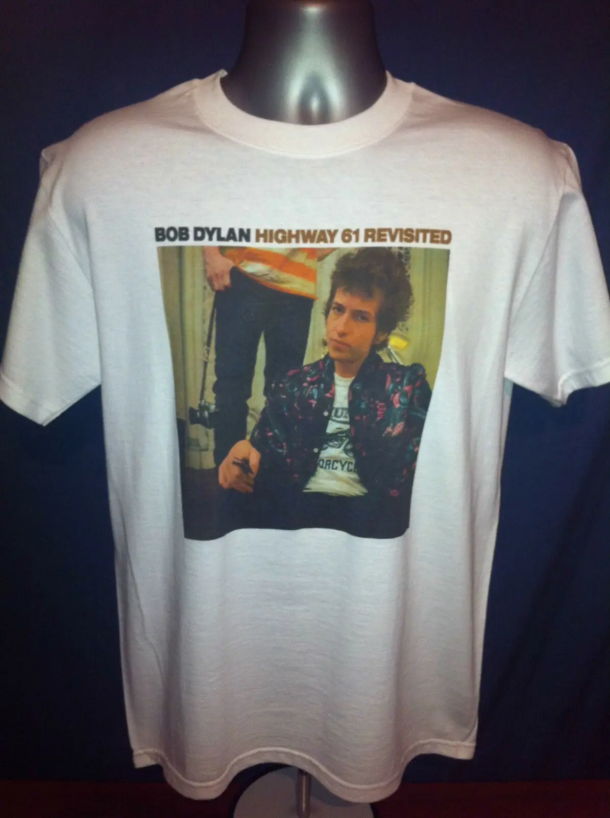 Футболка с надписью HIGHWAY 61 REVISITED BOB DYLAN The Band Woodie Guthrie Neil Young Folk|Футболки| |