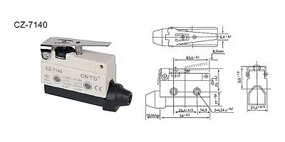 5 шт. микропереключатель концевые переключатели CNTD TZ-7140 CZ-7140