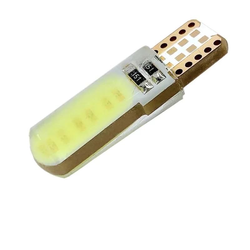 1 шт. Светодиодный Светильник Ширина купольная лампа T10 COB W5W 12SMD Кристальный