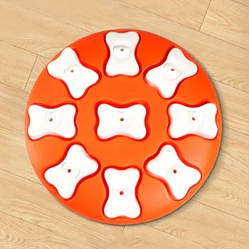 

Slow Feeder Puppy Activity Non Slip IQ Training Brain Dog Toy Bite Resistant Interactive Game Plate Treat Dispenser Pet Supplies