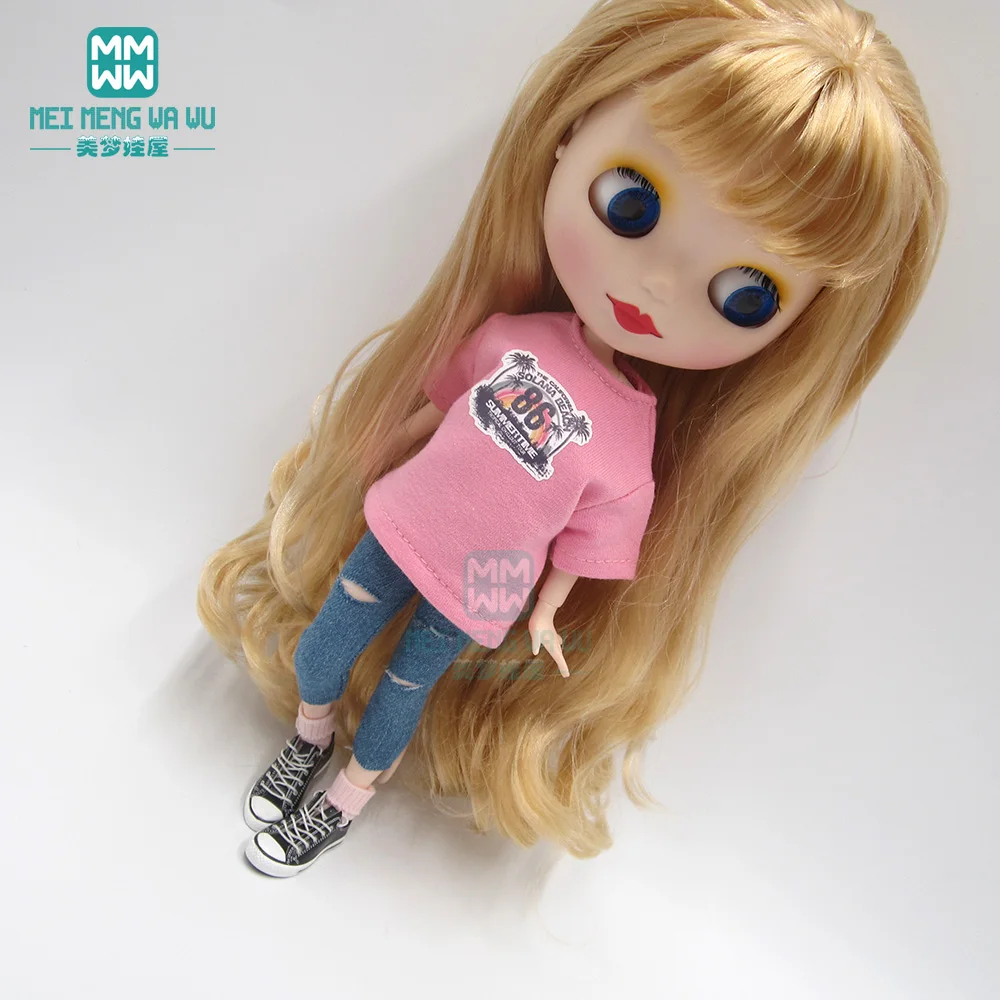 1 шт. одежда Blyth Doll серый сексуальный свитер, измельченные леггинсы для Blyth Azone OB23 OB24 аксессуары для кукол