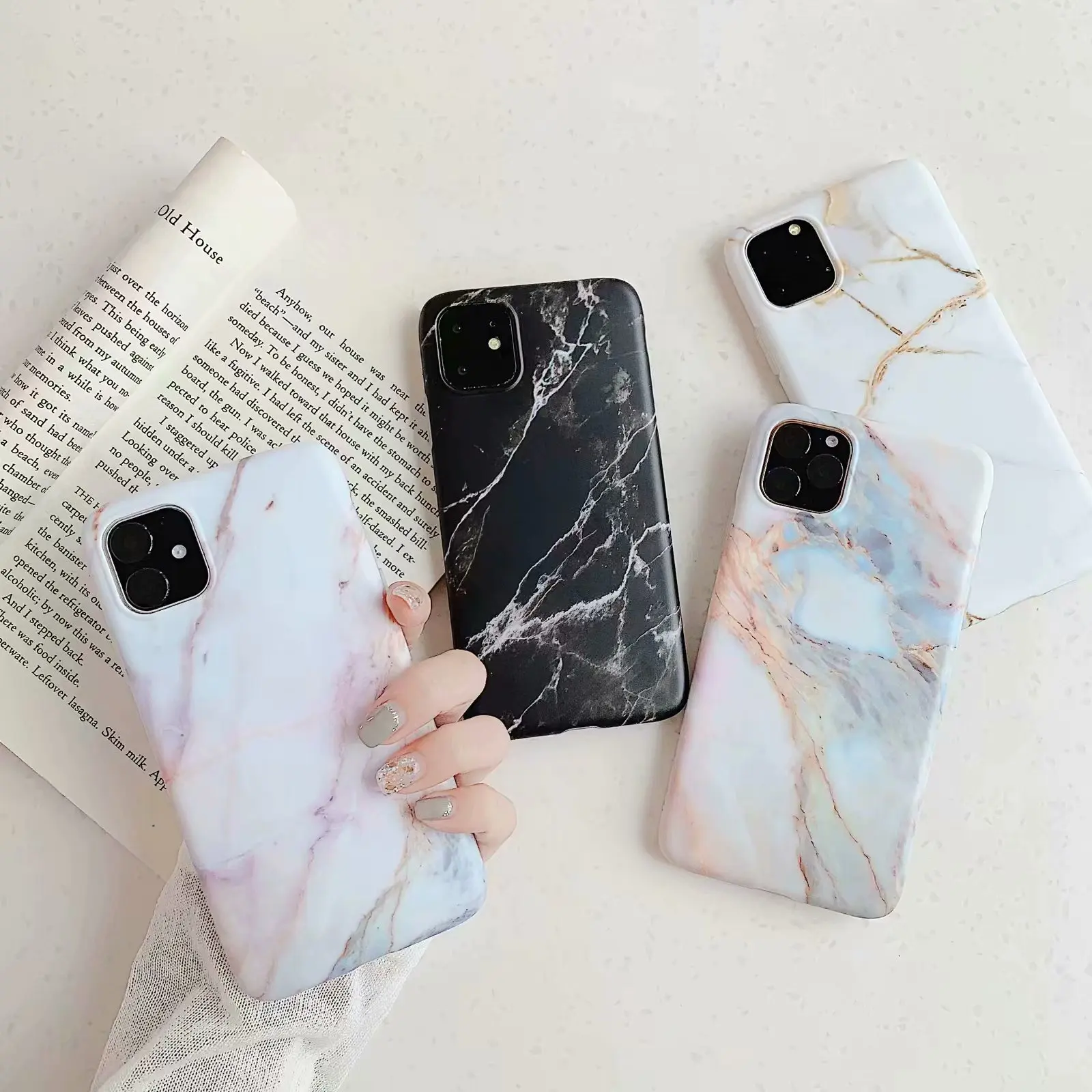 

For Apple iphone 11 Case Soft TPU High quality IMD Marble protective bac cover case for iphone 11 Pro Max iphone11 11pro shell