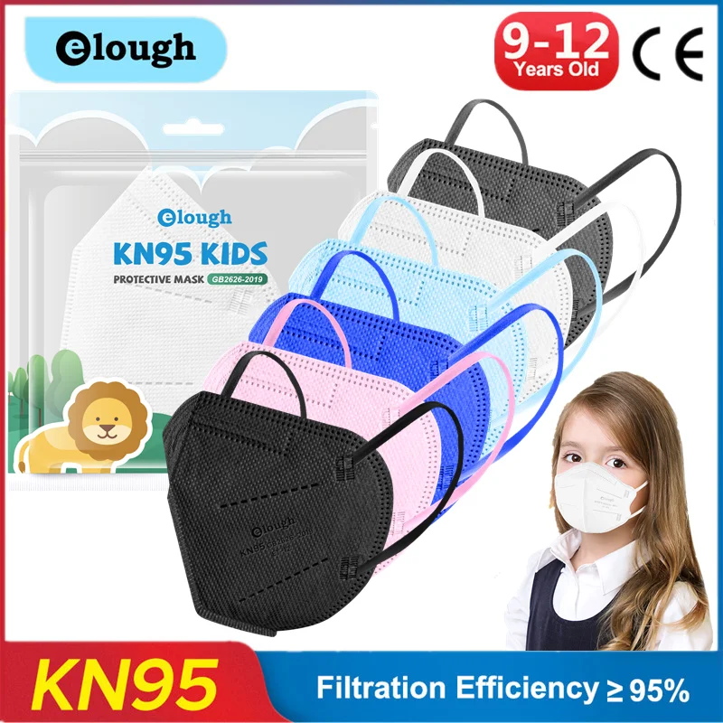 От 9 до 12 лет Детские FFP2 маски Mascarilla KN95 Infantil FFP2mask для детей Mascarillas FPP2 Homologada детская