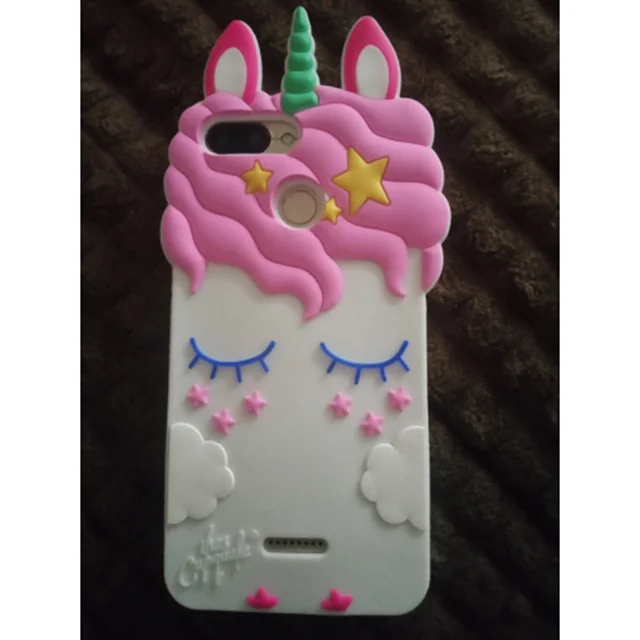 For Xiaomi Redmi 6A Case 3D Silicon Lucky Cat Bear Unicorn Cupcakes Cute Cartoon Soft Phone Cover For Xiaomi Redmi 6 / 6A 5.45