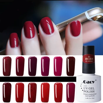

7.3ml Wine Red Nail Polish Hybrid Varnish All For Manicure Semi Permanent Pure Gel uv gel nail polish nails accessoires