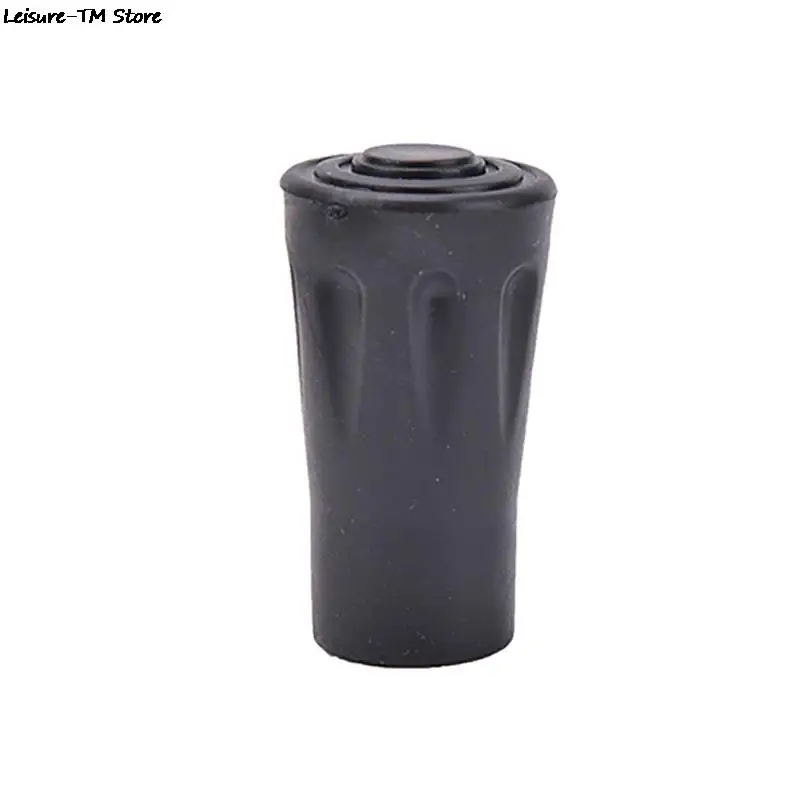 2Pcs/Set Rubber Tip Carbon Fiber Hike Telescope Stick Nordic Walk Camp Alloy Ferrule Crutch Bar Tungsten Trek Pole Basket
