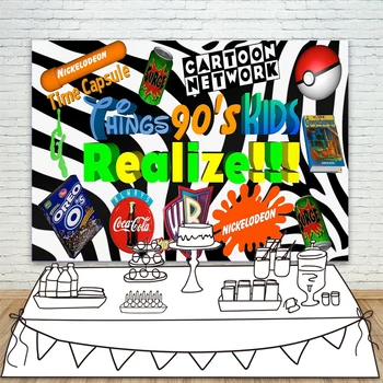 

Back to 90’s Backdrops for Parties I Love The 90s Theme Background 90s Hip Hop Party Decorations 90’s Birthday Party Banner