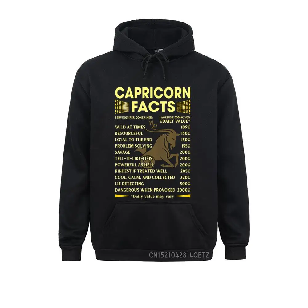 Capricorn Facts Zodiac Funny Capricorn Birthday Gift T-Shirt__B12048 Crazy Thanksgiving Day  Adult Hoodies Hoods New Arrival Long Sleeve Sweatshirts Capricorn Facts Zodiac Funny Capricorn Birthday Gift T-Shirt__B12048black