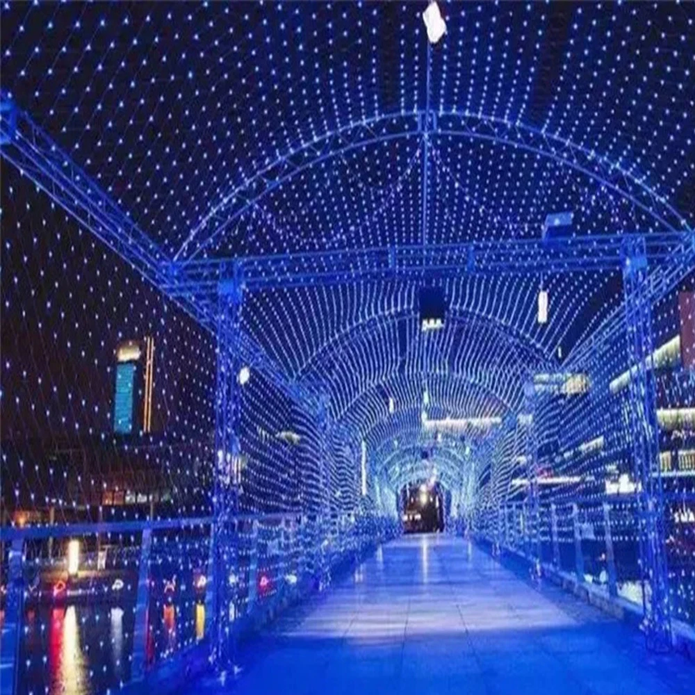 3x2M Christmas Garlands LED String Valentine Net Lights Fairy Party Garden Wedding Outdoor Decoration Curtain Lights String 5