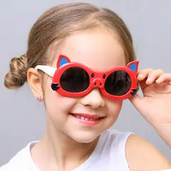 Детские поляризованные солнцезащитные очки для мальчиков и девочек, детские солнцезащитные очки TR90, модные милые Солнцезащитные очки
