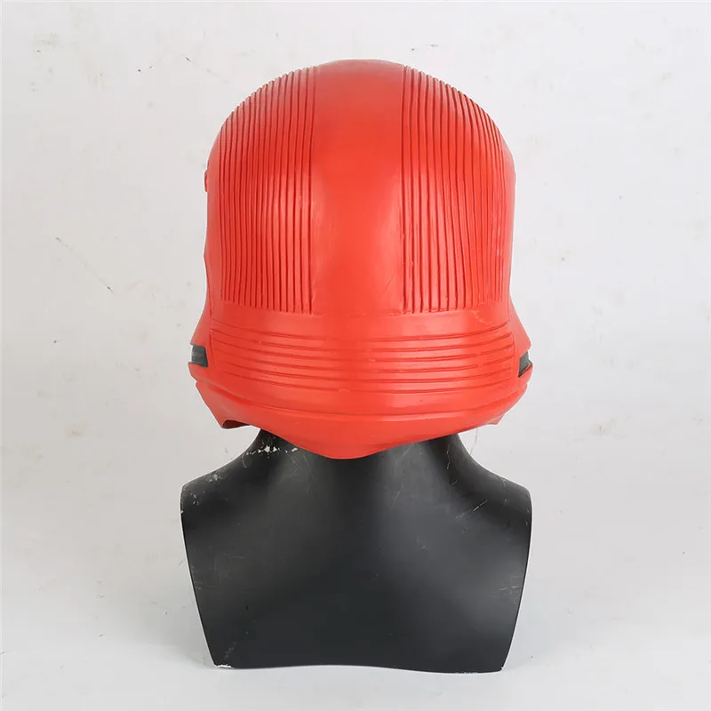 Новые Звездные войны: The Rise Of Skywalk Косплей Sith Trooper красный шлем маска звезда на Хэллоуин войны латексные шлемы маска реквизит полное лицо