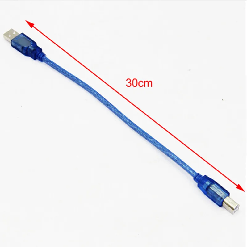 50pcs transparent blue 5FT 10FT 0.3M/1.5M/3M/5M