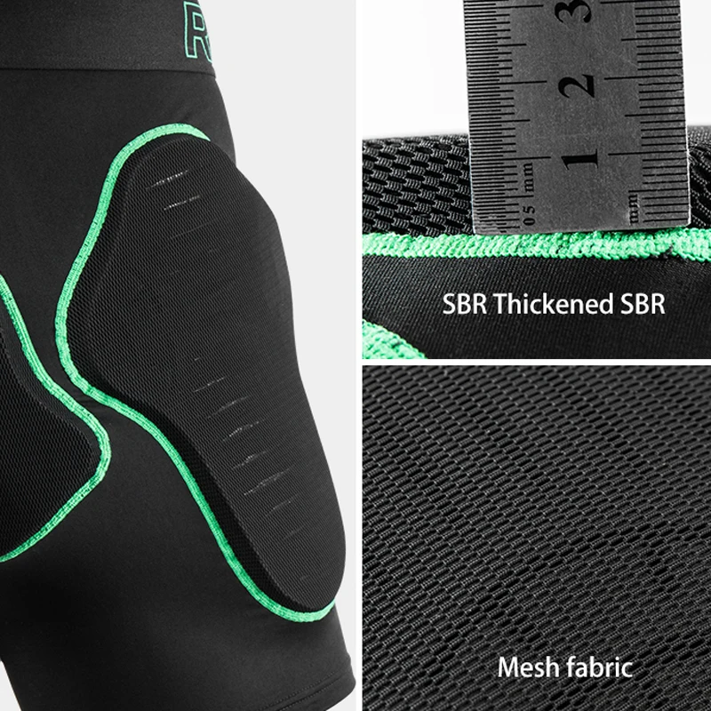 Sports Shorts Protective Shorts Hip Protective Pads Outdoor Skating Snowboarding Skiing SBR Padded Shock Protective Shorts