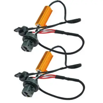 

Automotive 7443 LED Single Resistance Decoding Line 7440LED Turn Signal Fault Eliminator LED Brake Light Decoder