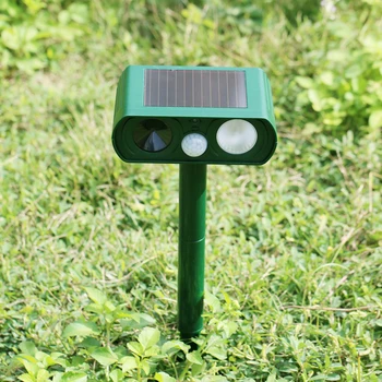 

High Quality Ultrasonic Solar Power Outdoor Cat Dog Pest Animal Repeller PIR Sensor Scarer Accessories
