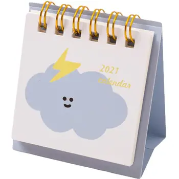 

1pc 2021 Creative Mini Desk Calendar Table Calendar Mini Stand up Table Calendar