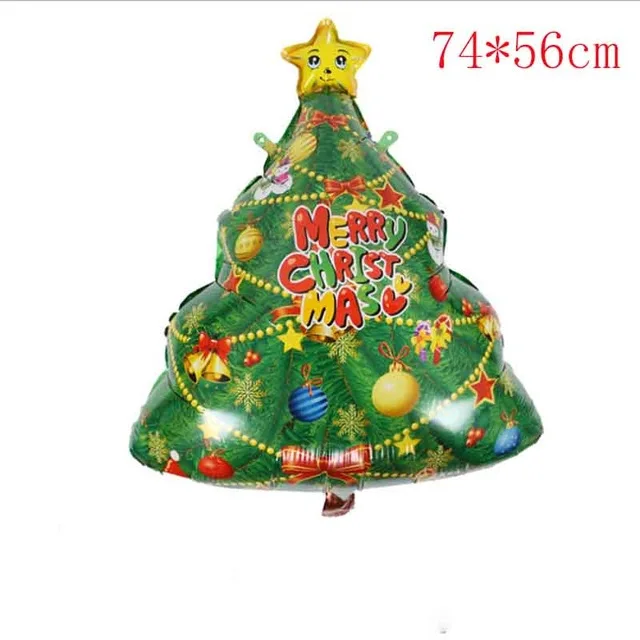 Christmas balloon 7 Веселые Рождественские шары Санта Клаус Снеговик дерево Новогоднее Рождественское украшение Рождественские шары праздничные подарки S8MZ - Цвет: Christmas balloon 7