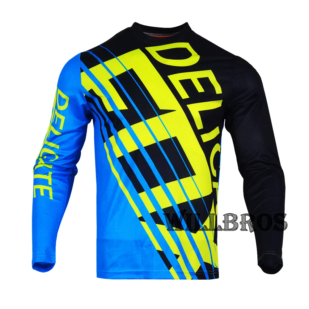 Fox Camiseta de manga larga para hombre, Jersey todoterreno de admisión, Motocross, motocicleta, para montar en bicicleta, verano, 360|Camisas y - AliExpress