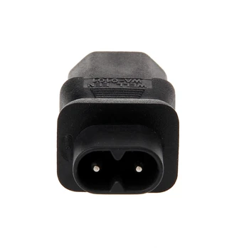 

IEC 320 C13 3-Pin Female To C8 2-Pin Male Straight Power Plug Converter Adapter MOLA