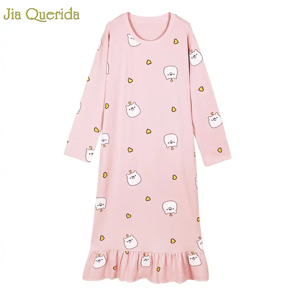 pink sleeping gown