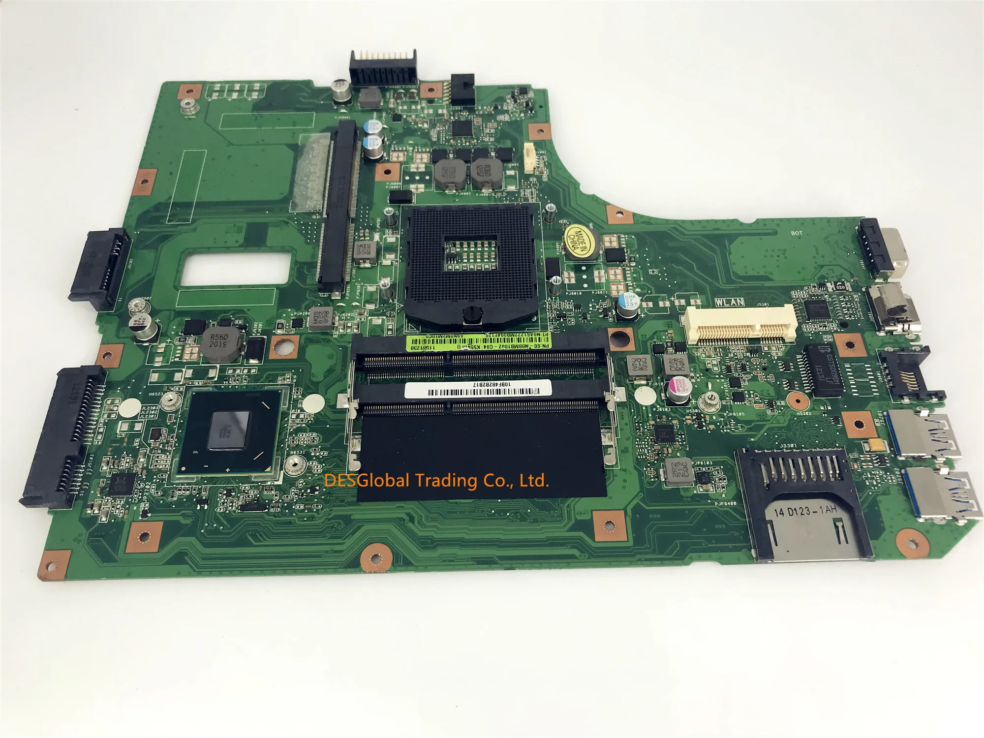 

For Asus K55VJ K55VM Laptop Mainboard REV 2.0 A55V Motherboard Working Perfectly Fast Shipping